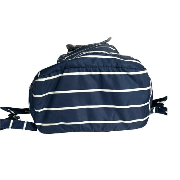 JuJuBe Diaper Backpack Coastal Collection MiniBe Annapolis Navy Blue Striped - Picture 5 of 13